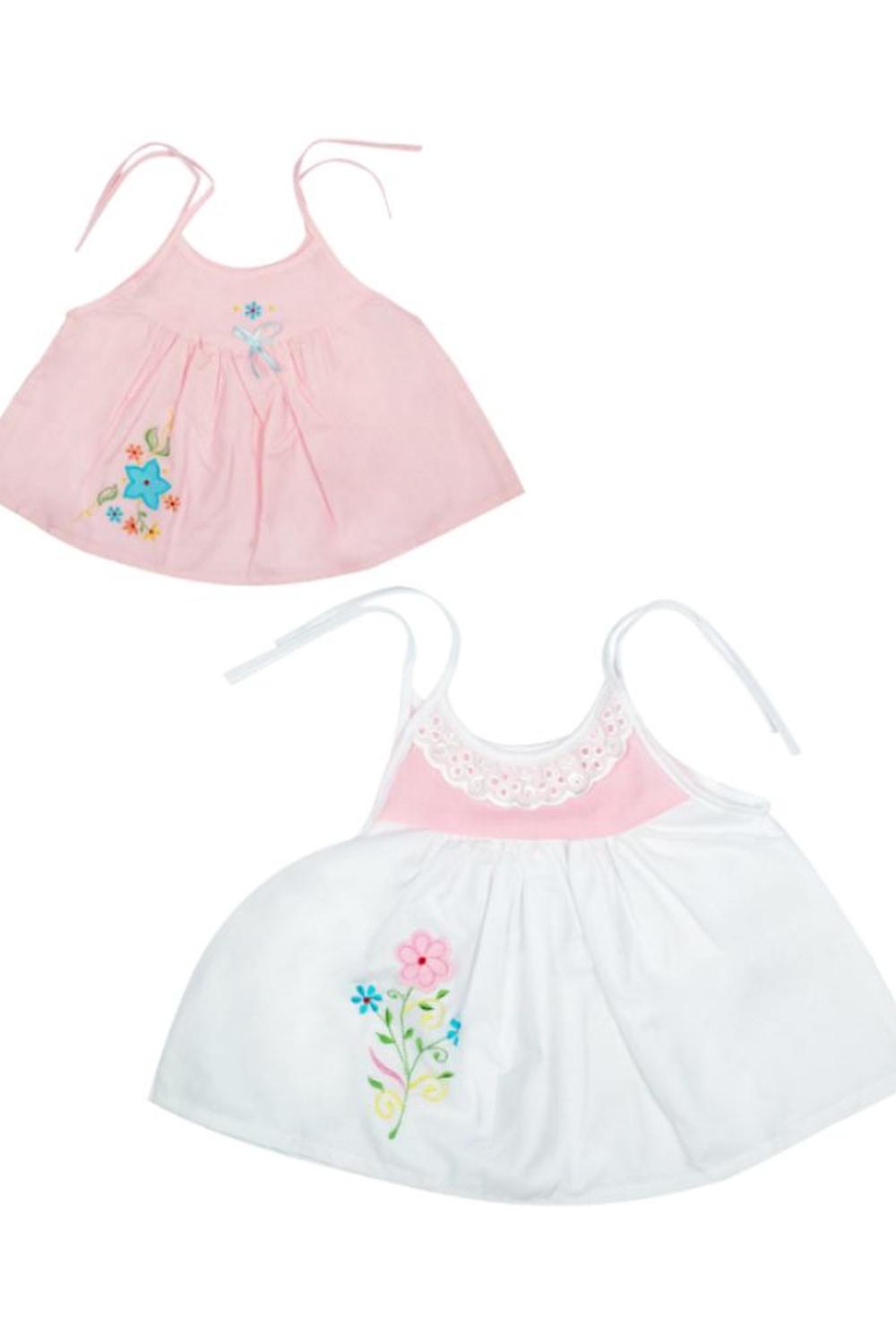 Mee Mee Cotton Sleeveless Jabla Frock Pack Of 3